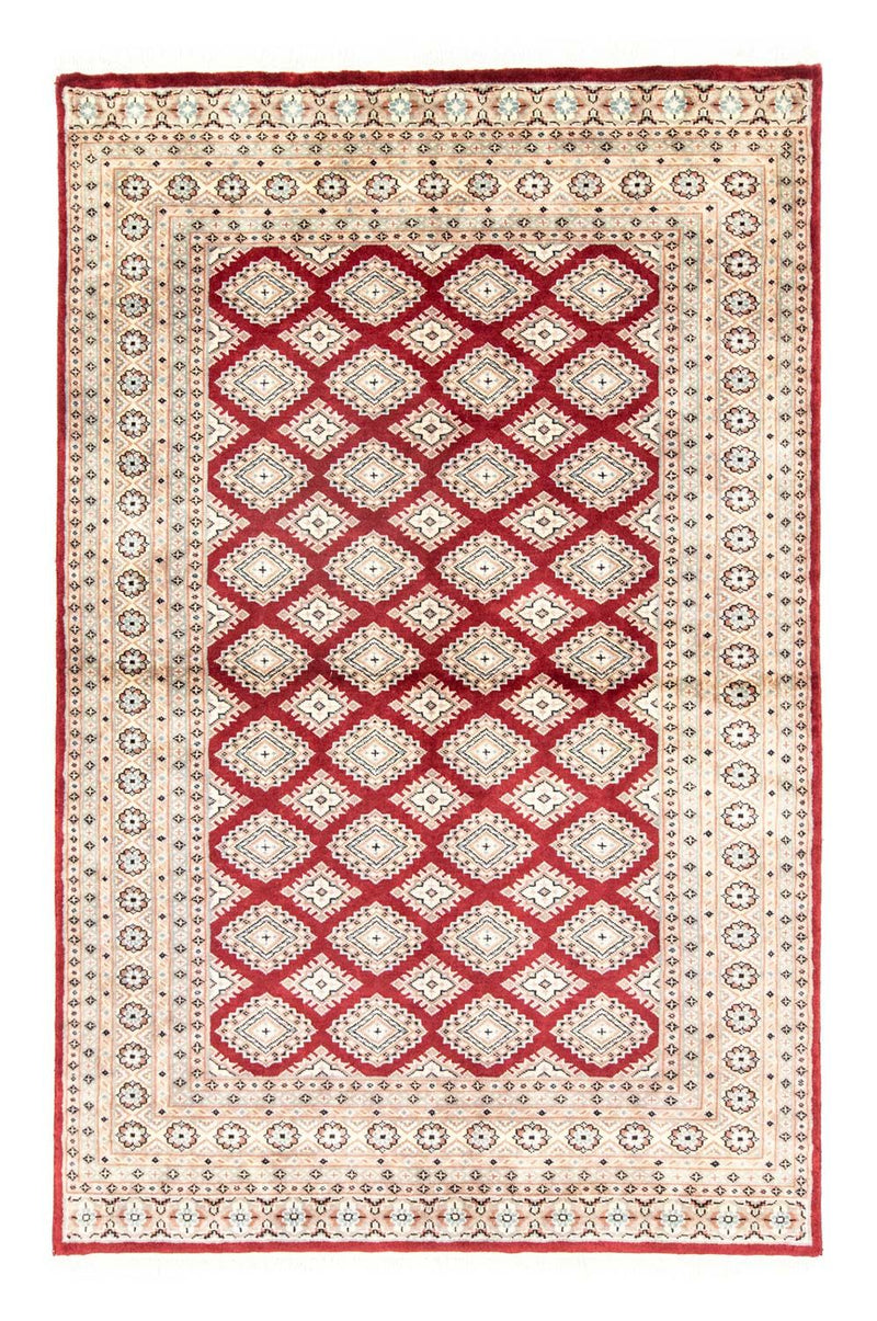 Pákistánský koberec - 198 x 136 cm - červená