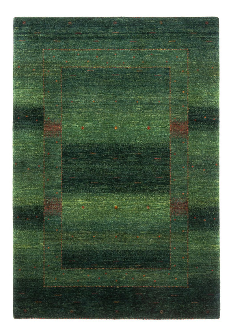 Gabbeh Koberec - Loribaft Perský - 164 x 110 cm - zelená