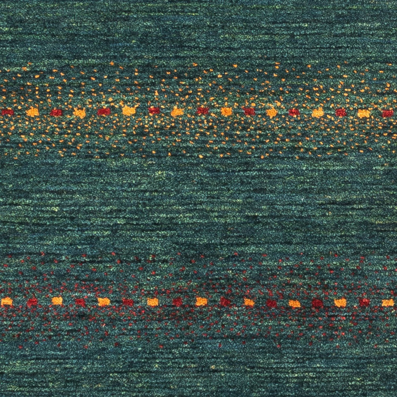 Loribaft Koberec 68x136cm - Perserteppich Wollteppich - zelená