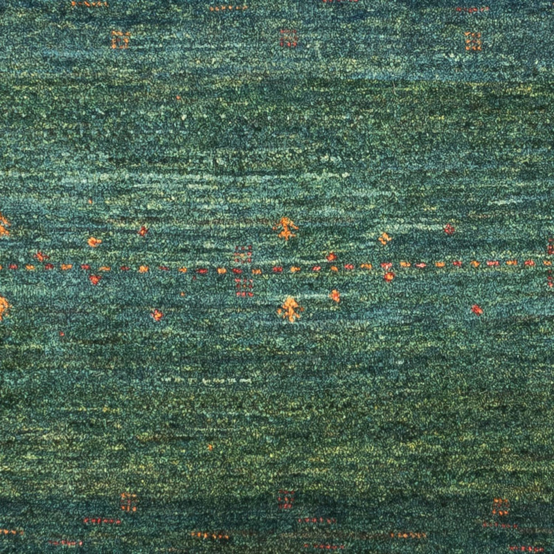 Gabbeh Koberec - Loribaft Perský - 125 x 85 cm - zelená
