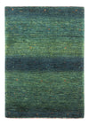 Loribaft Koberec 78x107cm - Perserteppich Wollteppich - Obdélníkový / Zelená / 78 x 107 cm Obdélníkový