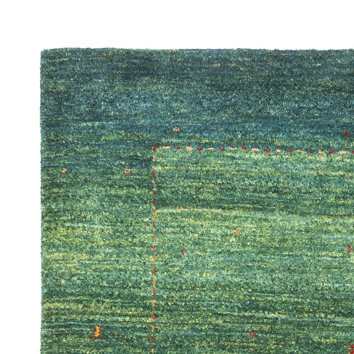 Loribaft Koberec 86x117cm - Perserteppich Wollteppich - zelená