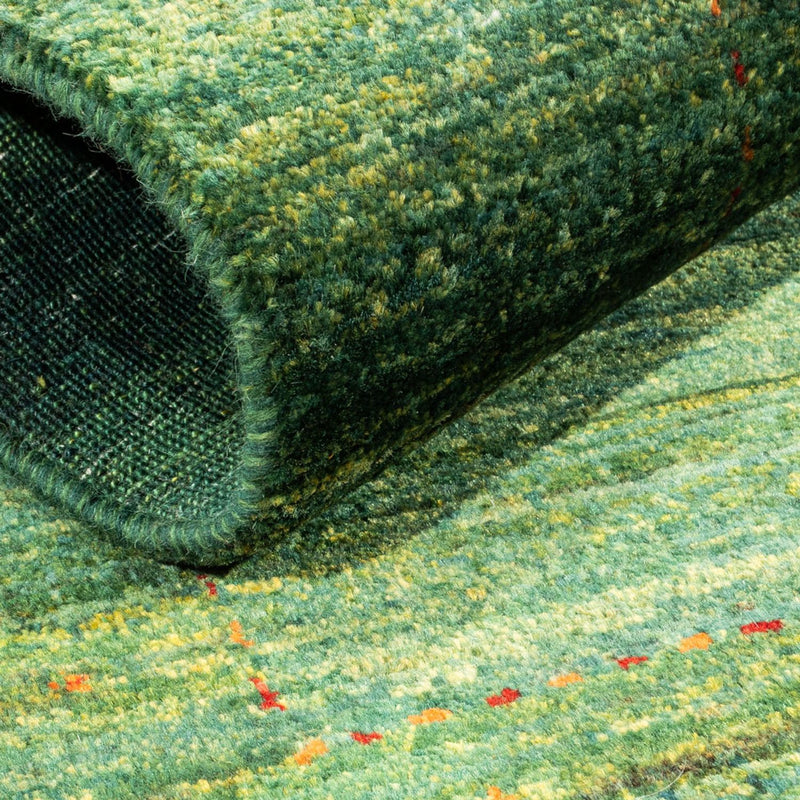 Loribaft Koberec 86x117cm - Perserteppich Wollteppich - zelená
