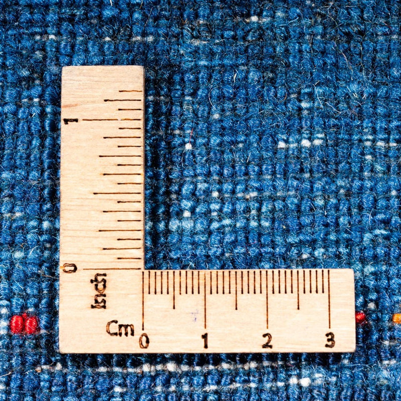 Gabbeh Koberec - Loribaft Perský - 164 x 116 cm - modrá