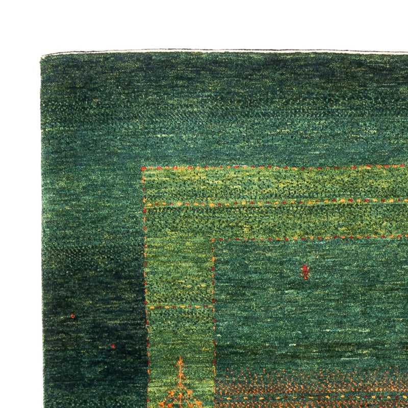 Loribaft Koberec 132x190cm - Perserteppich Wollteppich - zelená