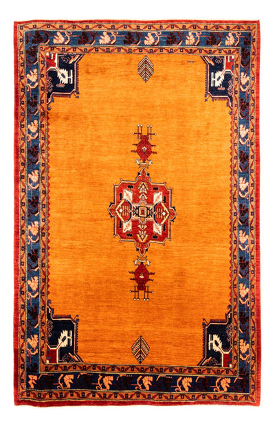 Loribaft Koberec 210x300cm - Perserteppich Wollteppich - zlatá