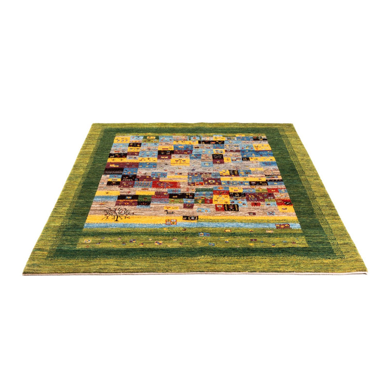 Loribaft Koberec 148x196cm - Perserteppich Wollteppich - zelená