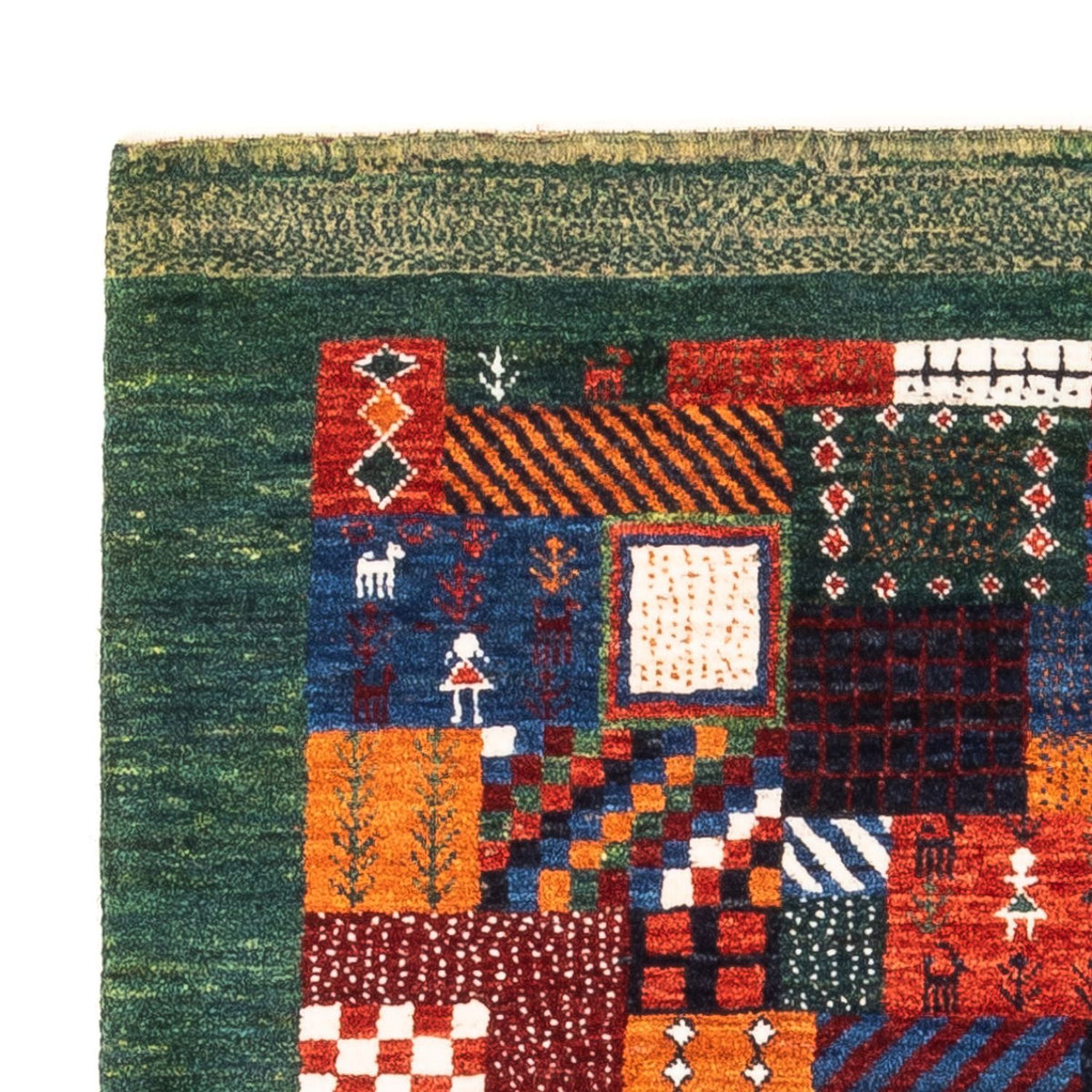 Loribaft Koberec 83x118cm - Perserteppich Wollteppich - vícebarevný