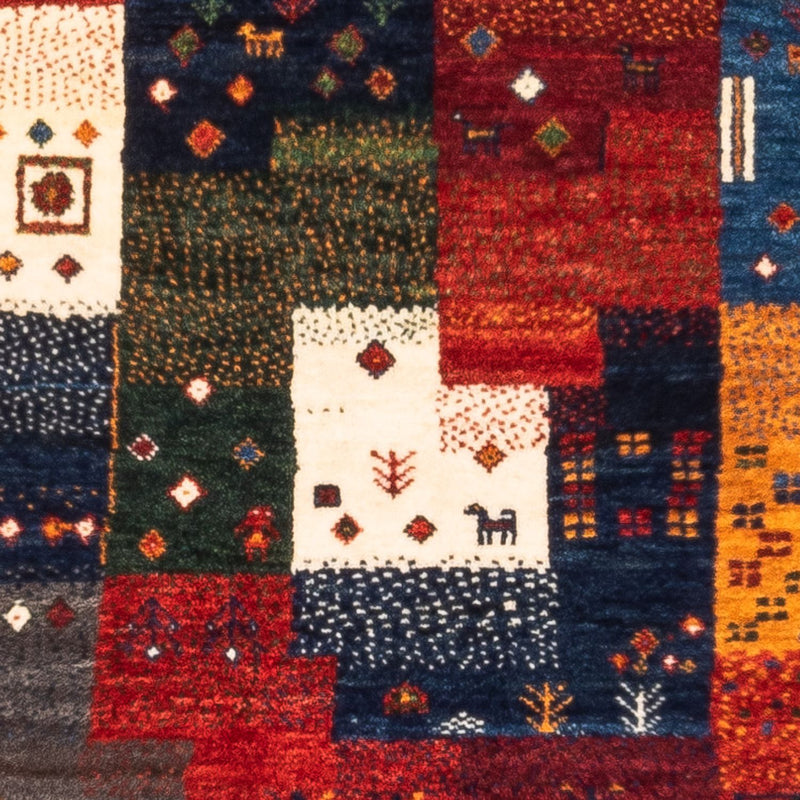 Loribaft Koberec 82x132cm - Perserteppich Wollteppich - vícebarevný