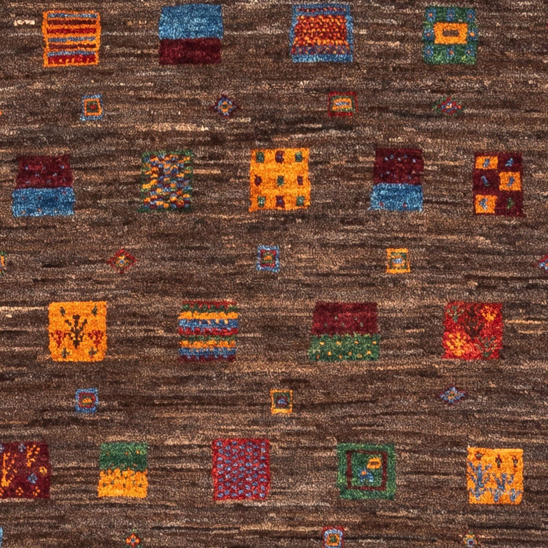 Loribaft Koberec 82x119cm - Perserteppich Wollteppich - šedá