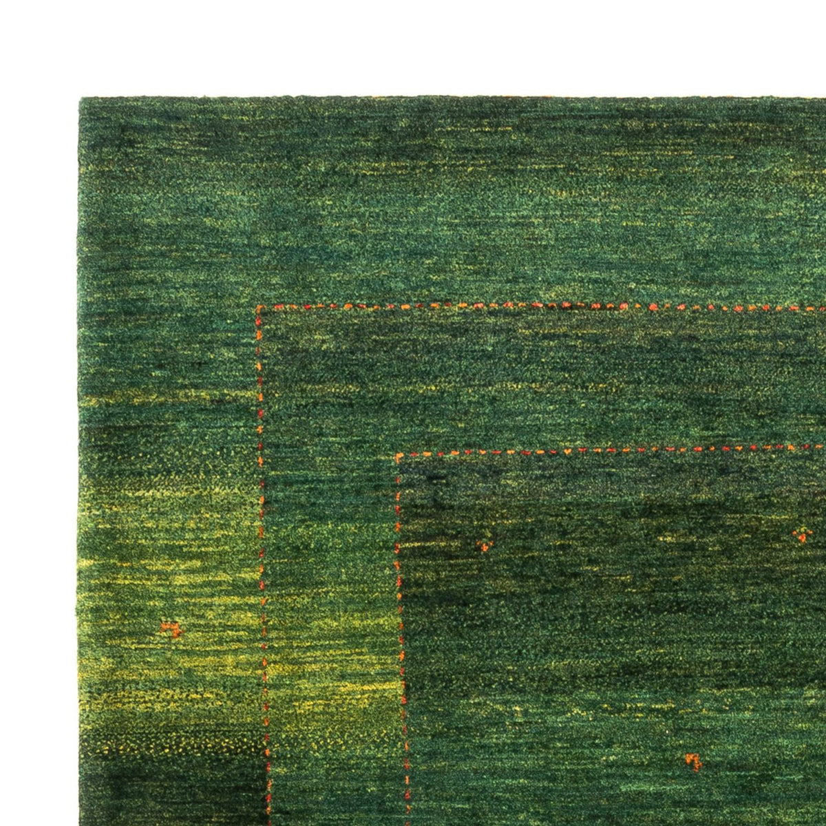 Loribaft Koberec 153x191cm - Perserteppich Wollteppich - zelená