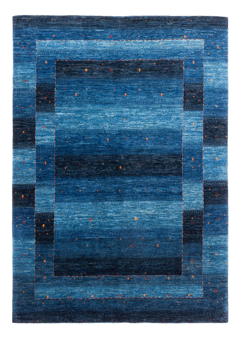 Gabbeh Koberec - Loribaft Perský - 215 x 152 cm - modrá