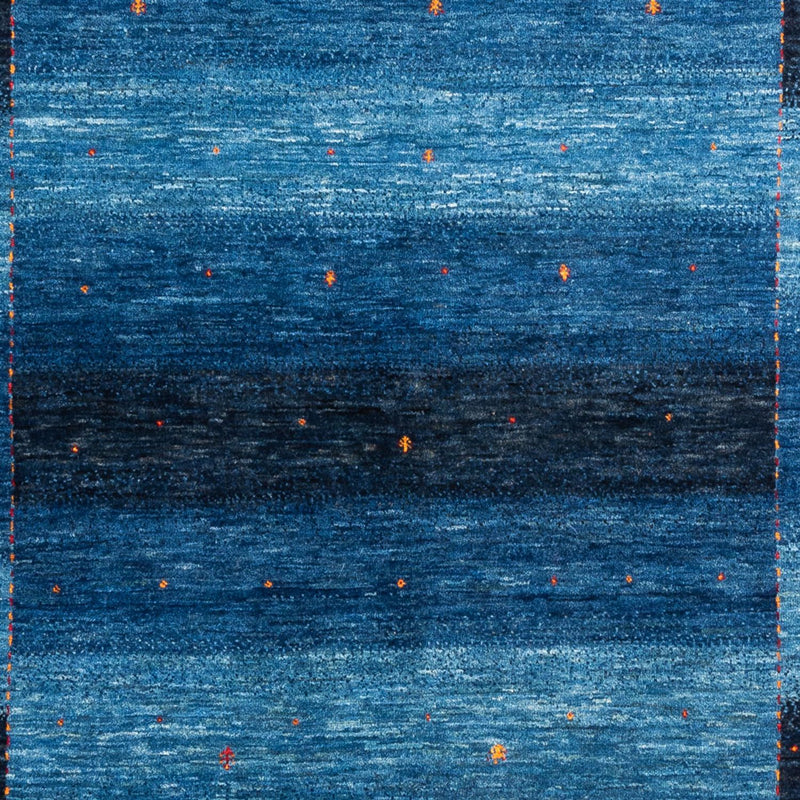 Gabbeh Koberec - Loribaft Perský - 215 x 152 cm - modrá