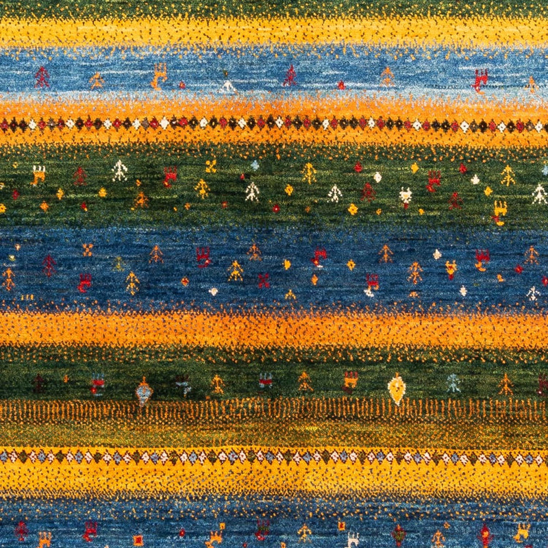 Loribaft Koberec 161x212cm - Perserteppich Wollteppich - zelená