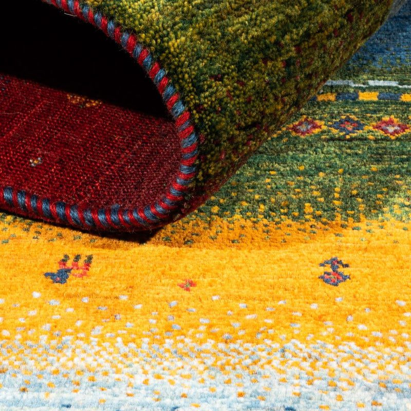 Loribaft Koberec 148x210cm - Perserteppich Wollteppich - vícebarevný