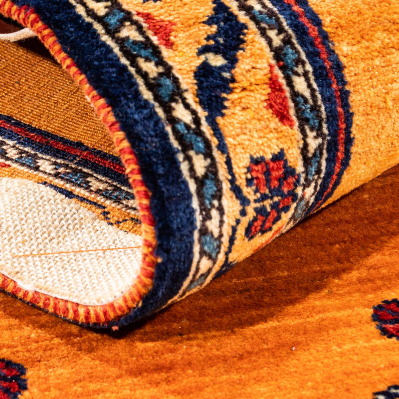 Gabbeh Koberec - Perský - 153 x 103 cm - zlatá