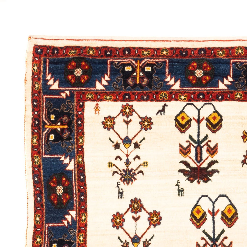 Perský Gabbeh Koberec 114x170cm - Perserteppich Wollteppich - krémová