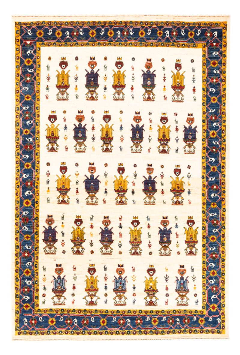 Perský Gabbeh Koberec 154x221cm - Perserteppich Wollteppich