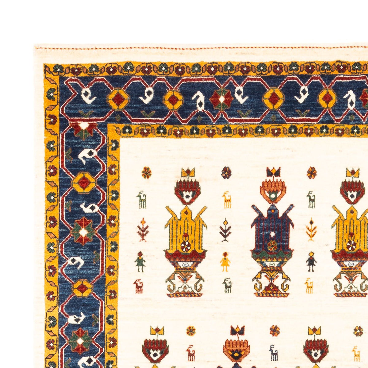 Perský Gabbeh Koberec 154x221cm - Perserteppich Wollteppich