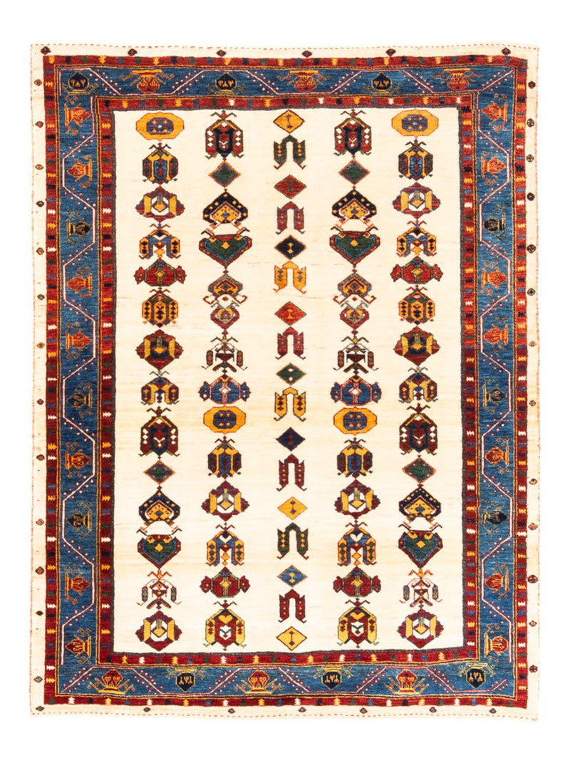 Perský Gabbeh Koberec 145x194cm - Perserteppich Wollteppich