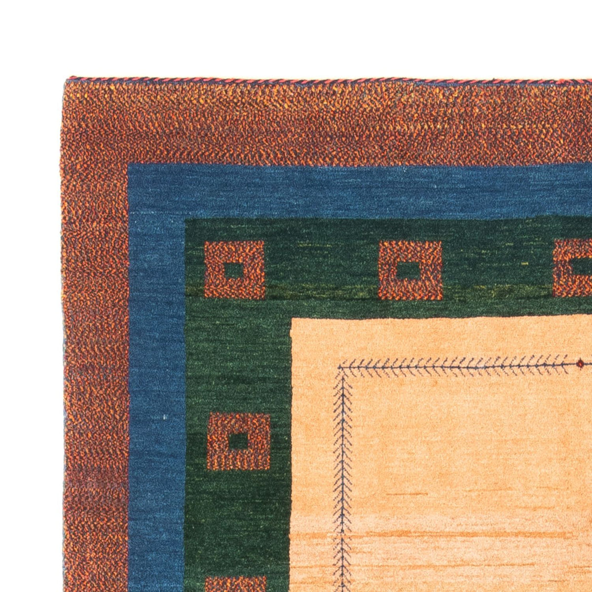 Perský Gabbeh Koberec 152x204cm - Perserteppich Wollteppich