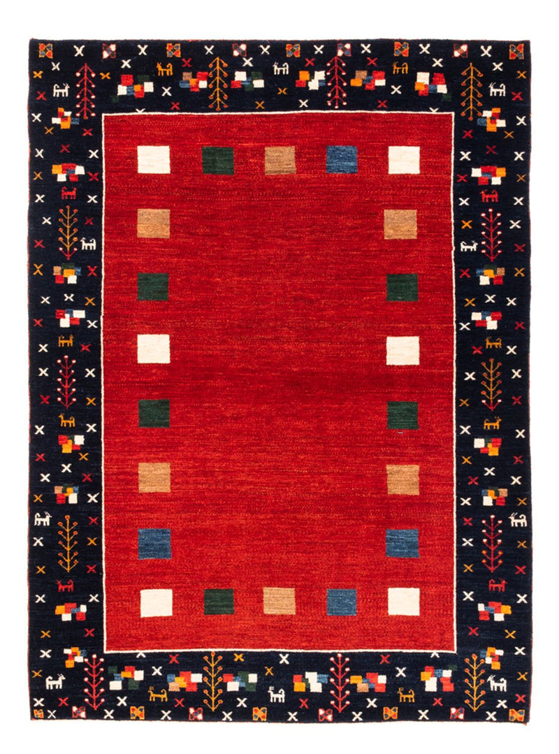 Perský Gabbeh Koberec 126x172cm - Perserteppich Wollteppich