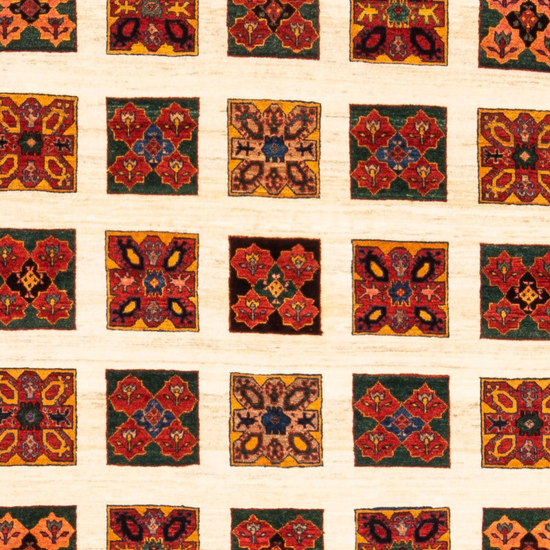 Gabbeh Koberec - Perský - 204 x 157 cm - krémová