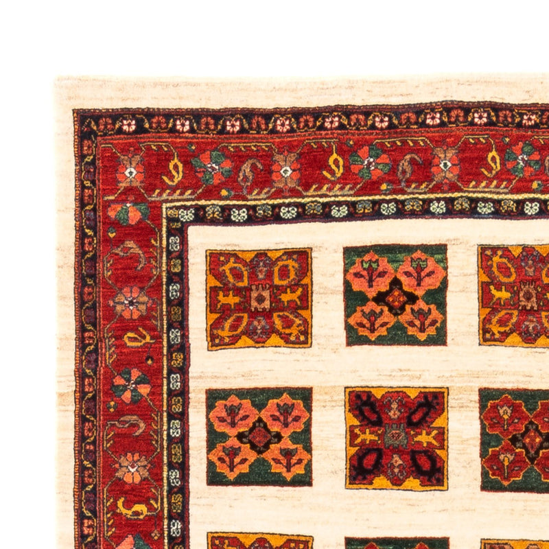 Gabbeh Koberec - Perský - 204 x 157 cm - krémová