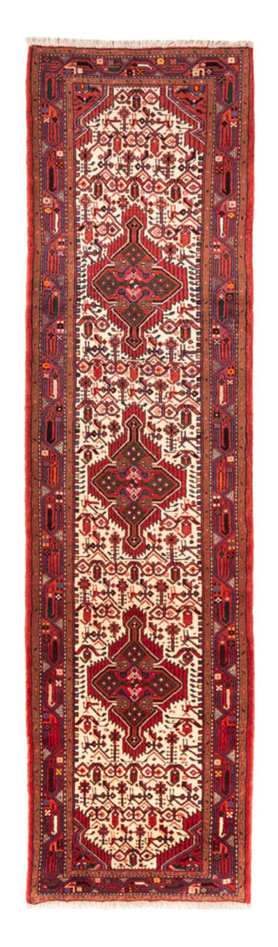 Hamadan Koberec 83x323cm - Perský koberec - krémová