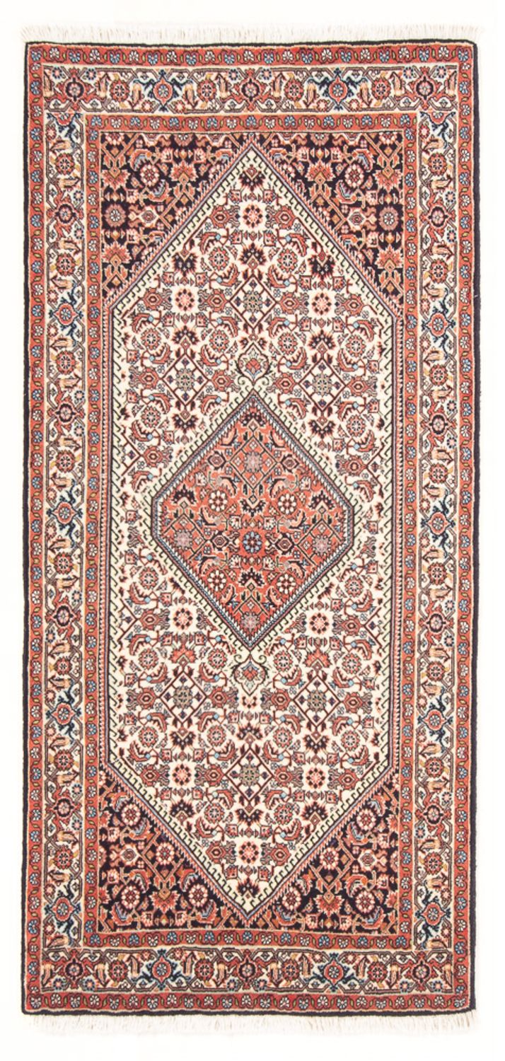 Bidjar - Bukan Koberec 85x161cm - Perský koberec - krémová