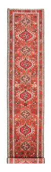 Qaraja Koberec 80x388cm - Perský koberec - Běhoun / Červená / 80 x 388 cm Běhoun