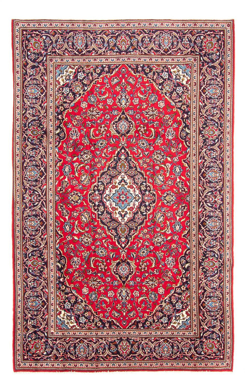 Kashan Koberec 194x292cm - Perský koberec - červená