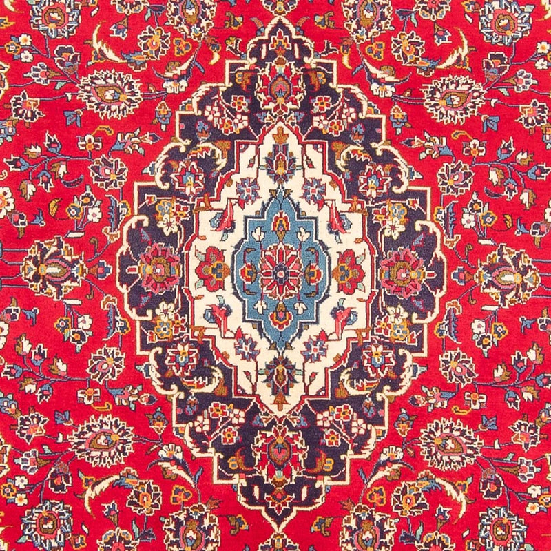 Kashan Koberec 196x295cm - Perský koberec - červená