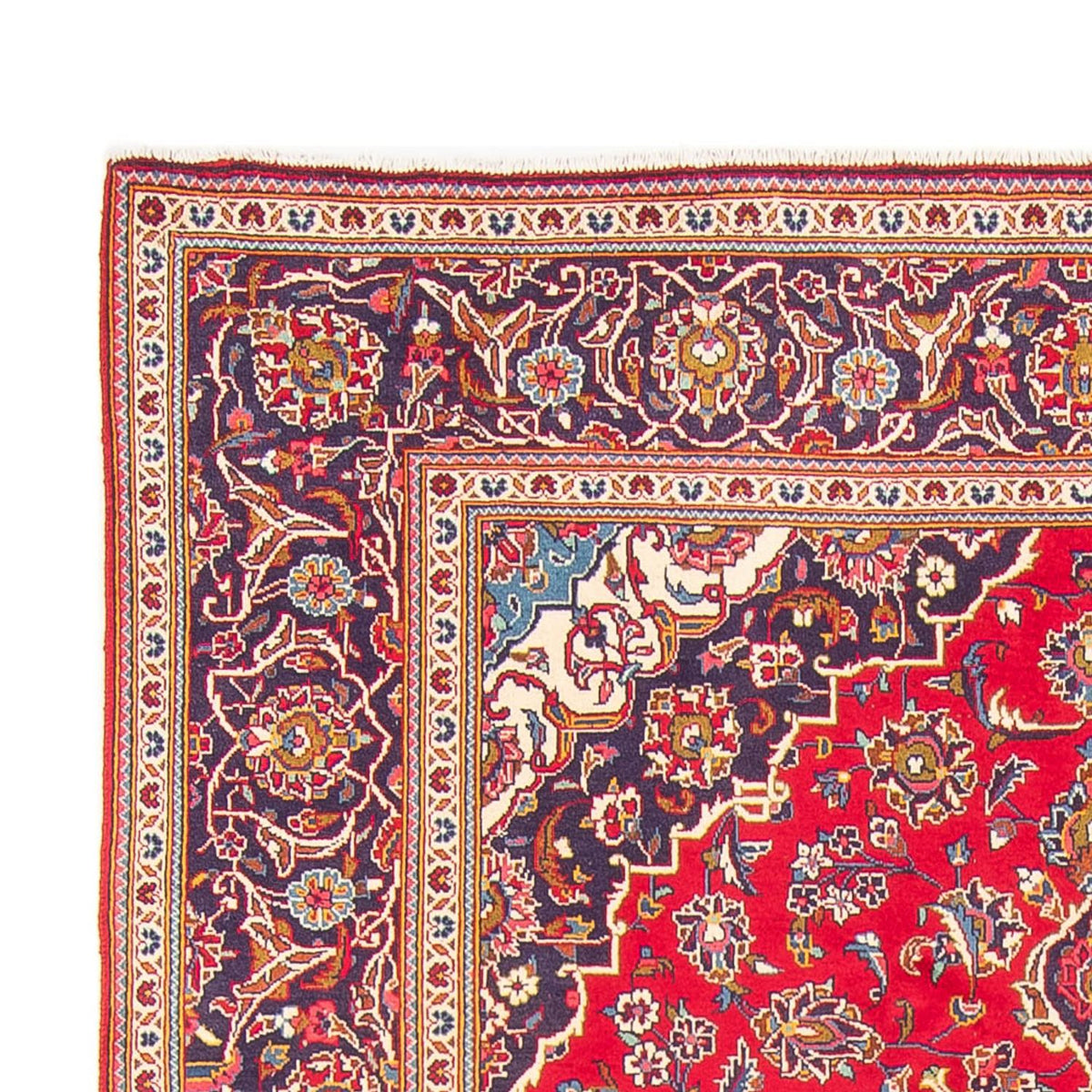 Kashan Koberec 196x295cm - Perský koberec - červená