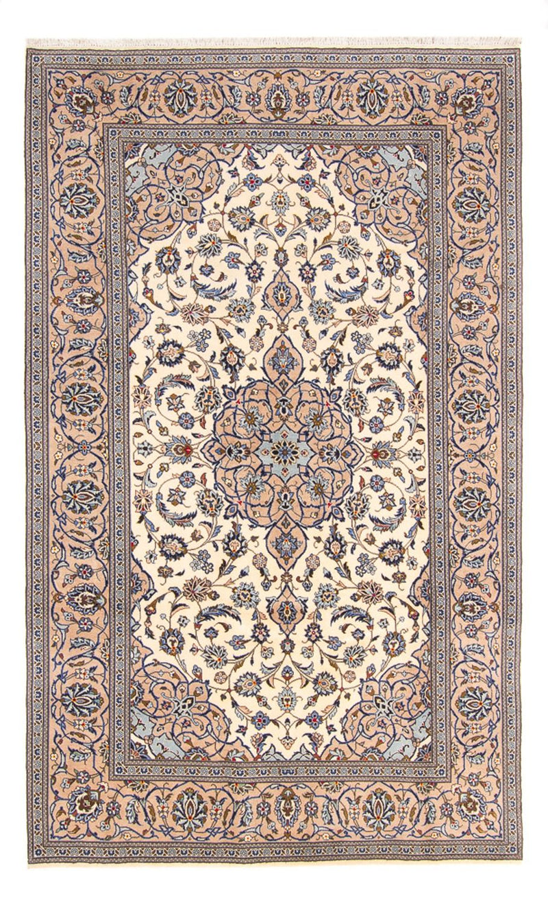 Kashan Koberec 192x306cm - Perský koberec - krémová