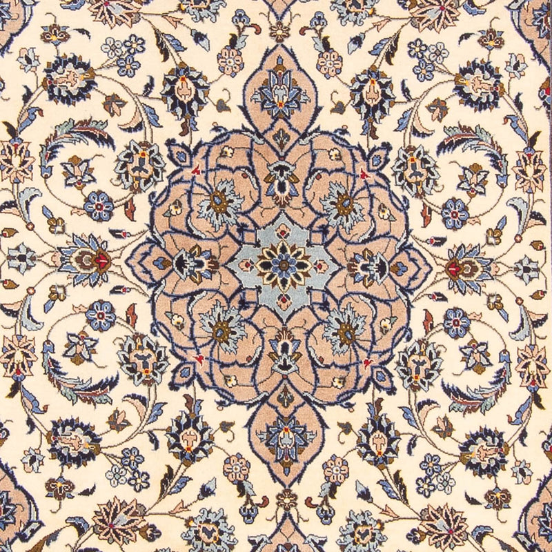 Kashan Koberec 192x306cm - Perský koberec - krémová
