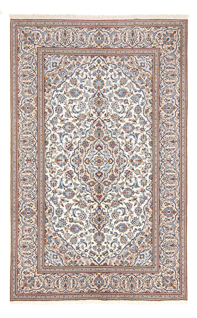 Kashan Koberec 200x303cm - Perský koberec - béžová