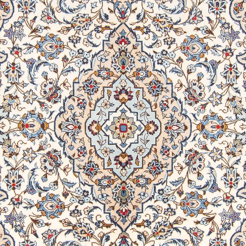 Kashan Koberec 200x303cm - Perský koberec - béžová