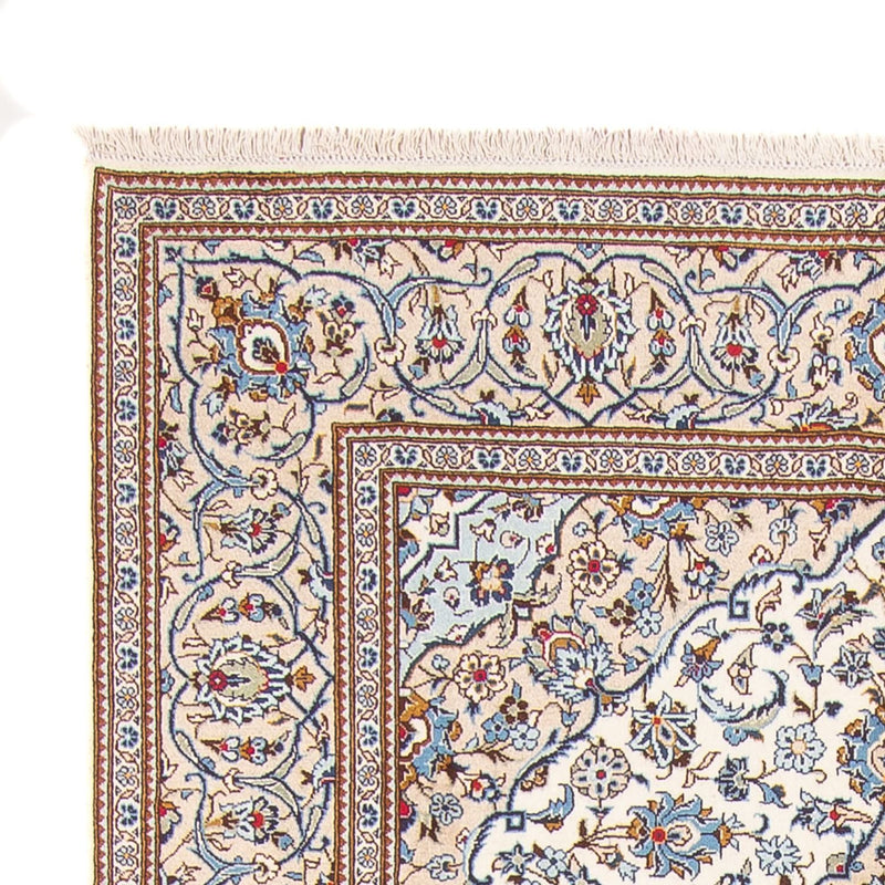 Kashan Koberec 200x303cm - Perský koberec - béžová