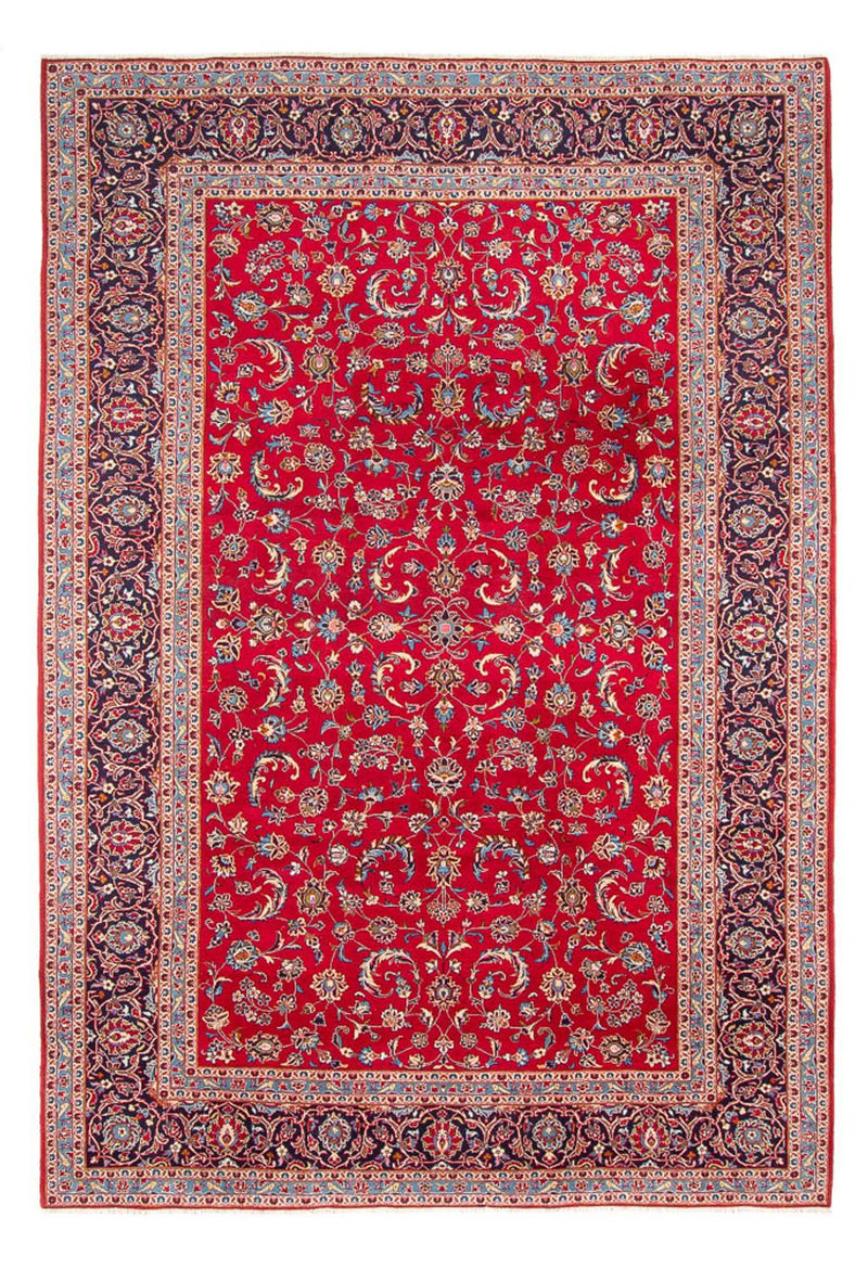 Kashan Koberec 243x358cm - Perský koberec - červená