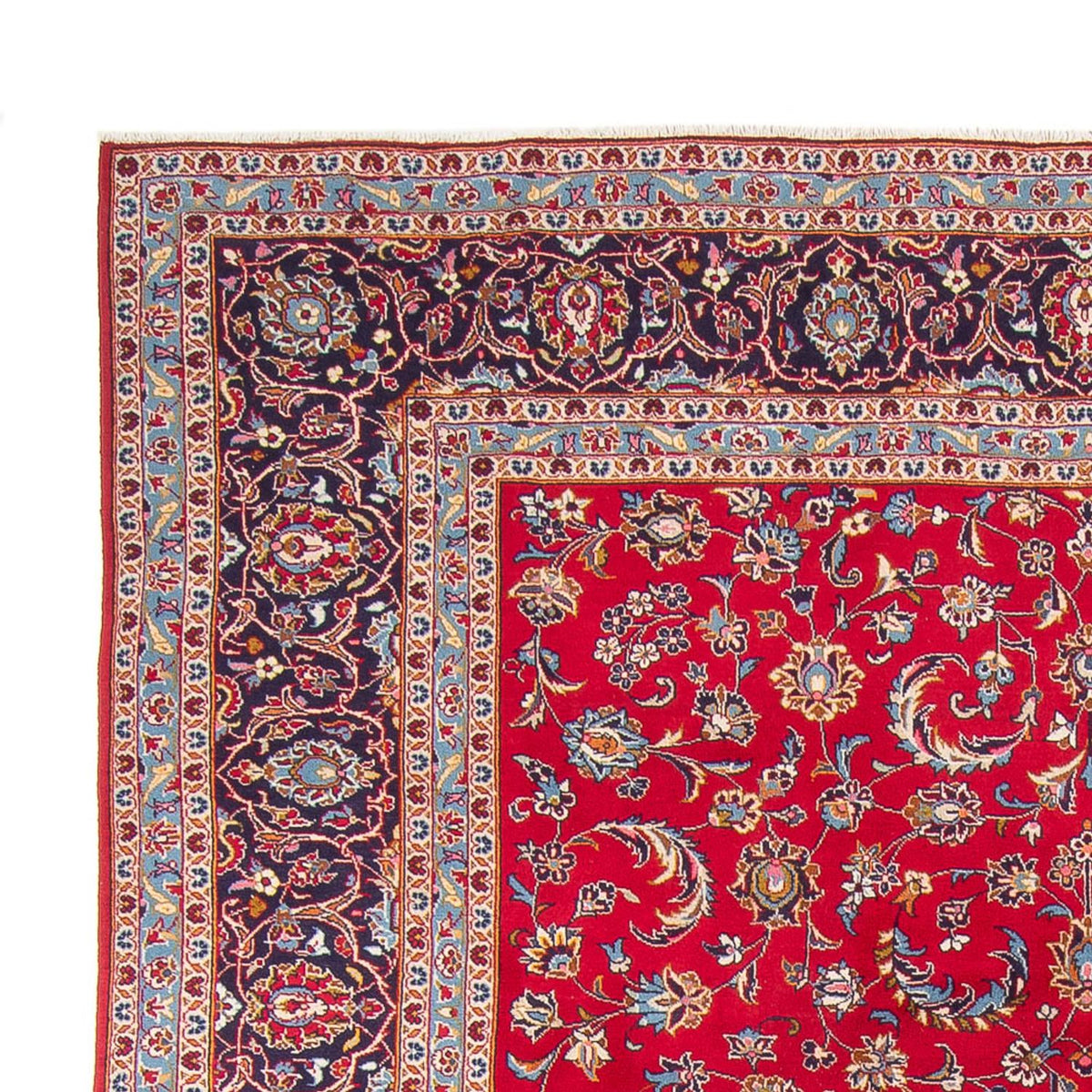 Kashan Koberec 243x358cm - Perský koberec - červená