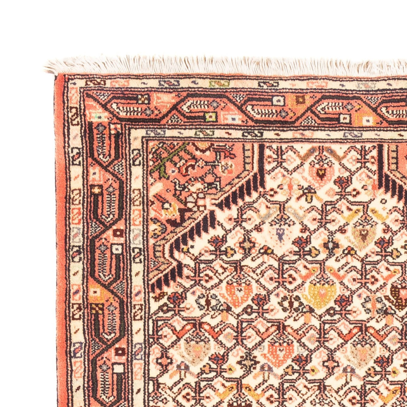 Runner Perský koberec - Nomádský - 202 x 87 cm - krémová