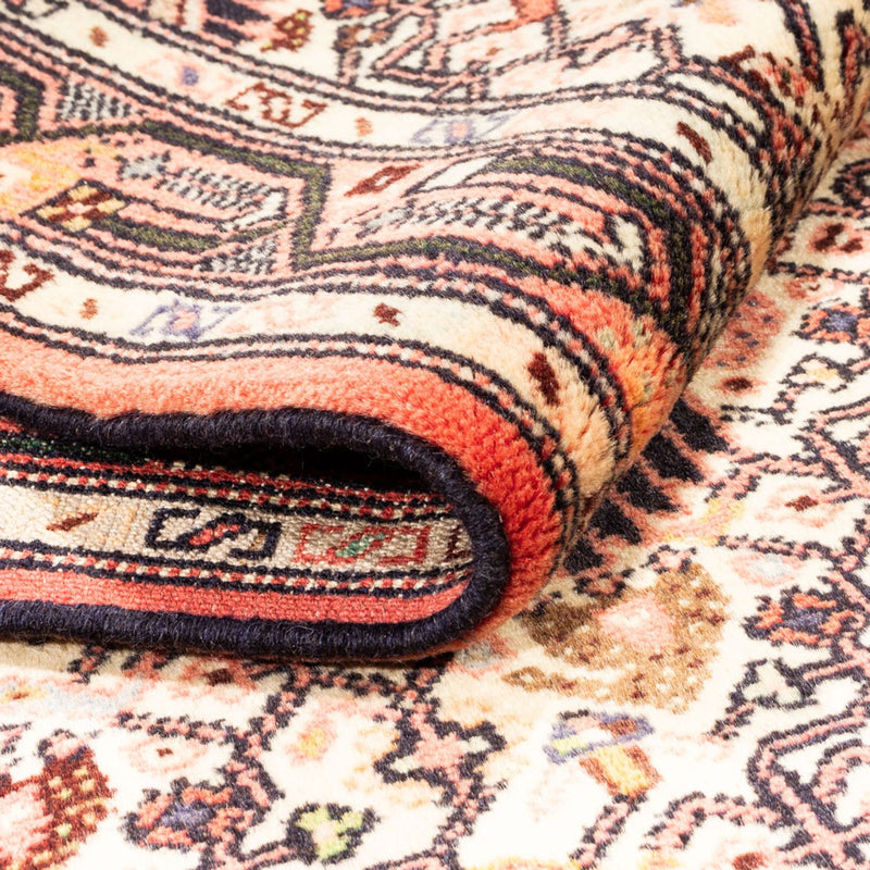 Runner Perský koberec - Nomádský - 202 x 87 cm - krémová