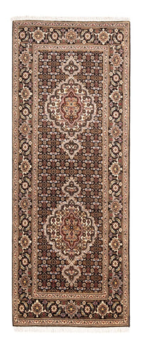 Runner Perský koberec - Tabríz - Královský - 196 x 75 cm - tmavě modrá – product image