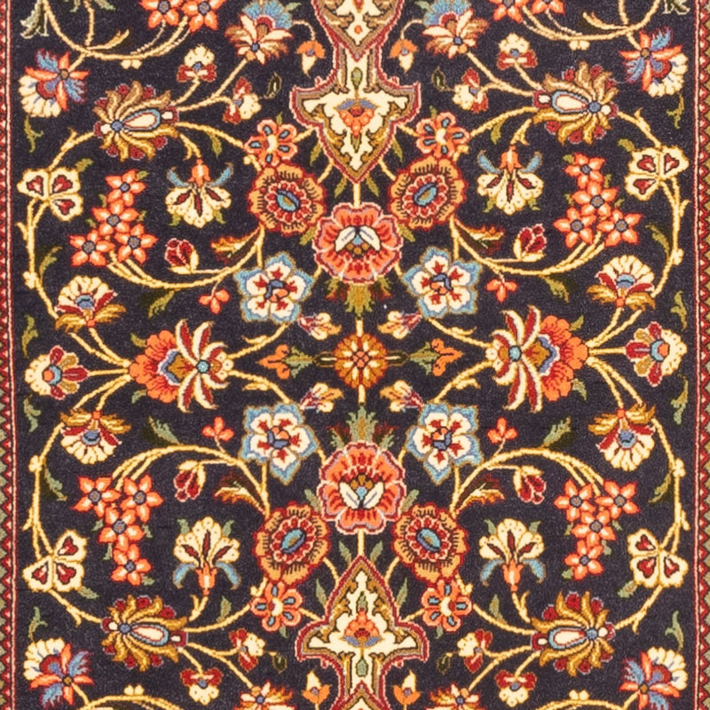 Runner Perský koberec - Ghom - 203 x 65 cm - tmavě modrá