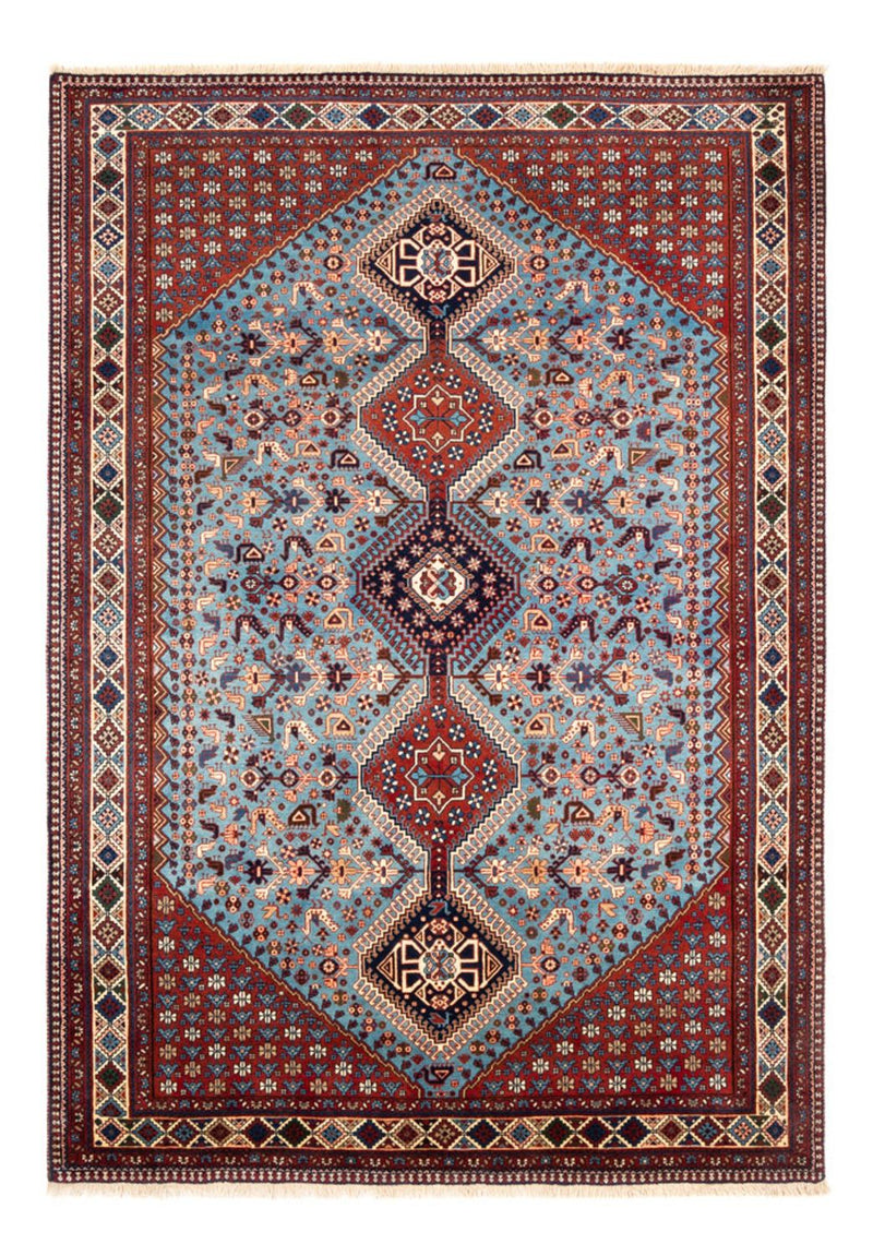 Perský koberec - Nomádský - 253 x 172 cm - světle modrá