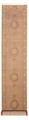Tabriz - 50 Raj Koberec 80x393cm - Perský koberec - Běhoun / Béžová / 80 x 393 cm Běhoun