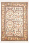 Tabriz Koberec 203x295cm - Perský koberec - Obdélníkový / Krémová / 203 x 295 cm Obdélníkový