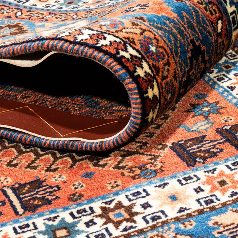 Perserteppich - Nomadic - 238 x 200 cm - dunkelrot