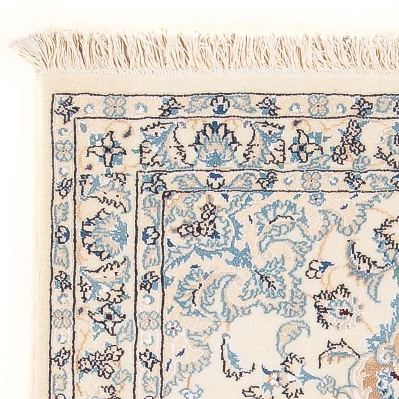 Perský koberec - Nain - Premium - 100 x 69 cm - krémová